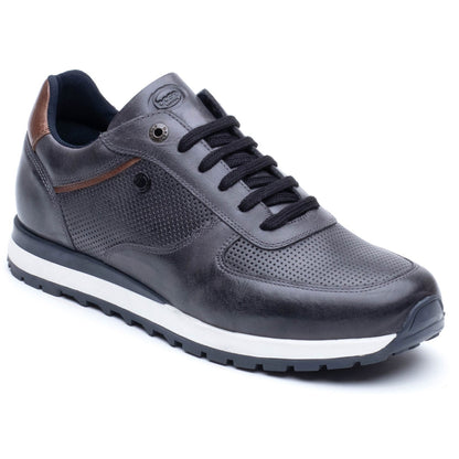 Base London Mens Lancaster Casual Leather Trainers