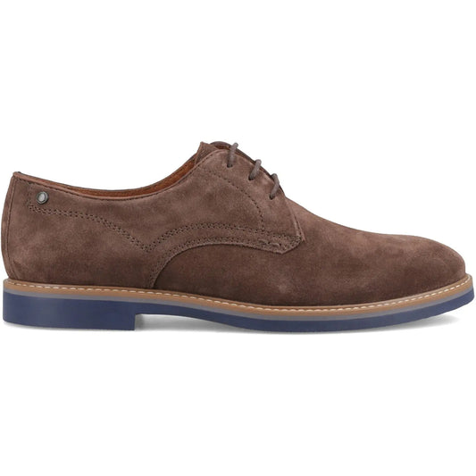 Base London Mens Strand Suede Derby Shoes