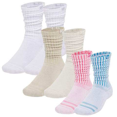 Under Armour Sportstyle Scrunch Crew Socks (2 Pairs)