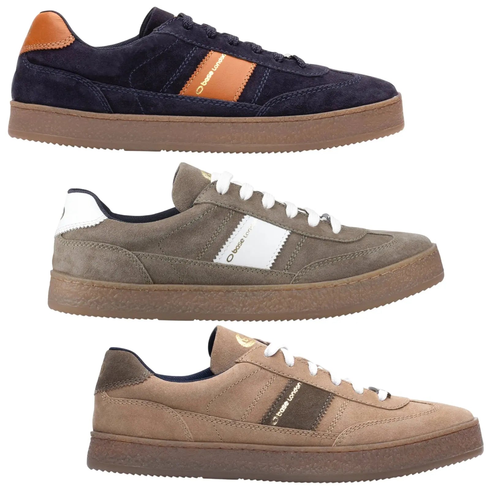 Base London Mens Banksy Suede Shoes XM03