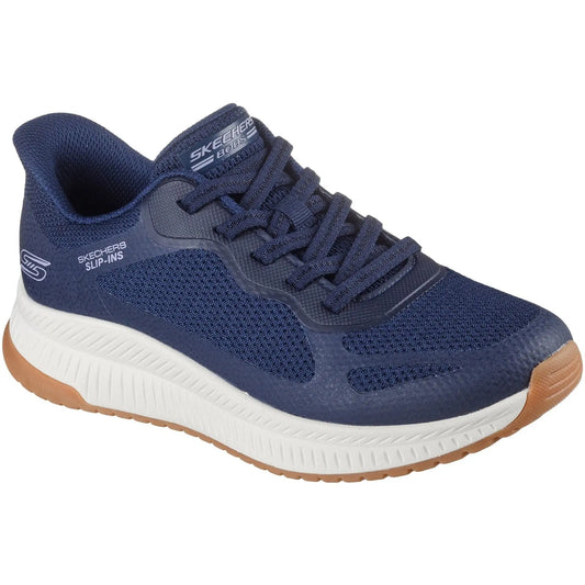 Skechers Ladies Slip-ins BOBS Squad 4 Staple Look Trainers