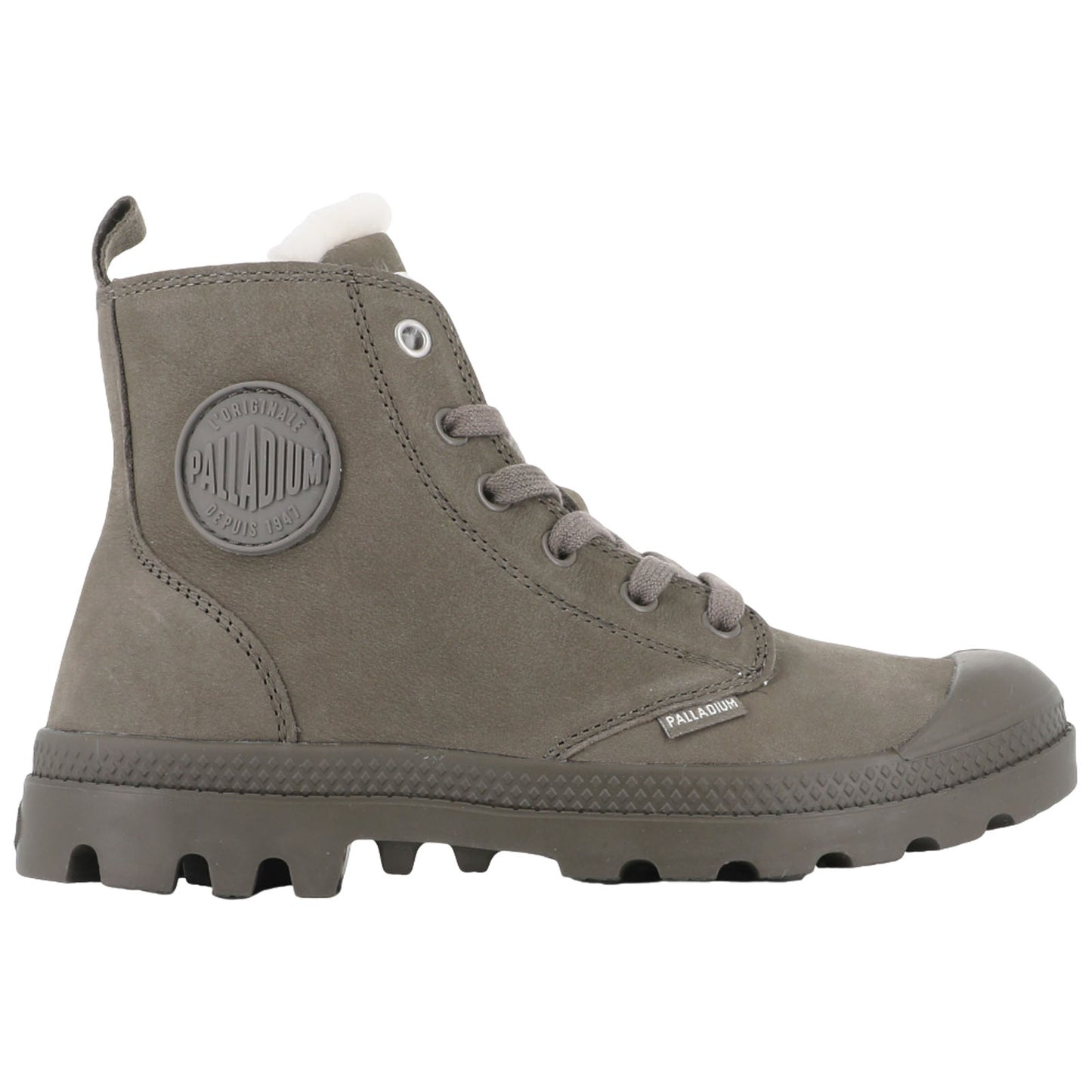 Palladium Ladies Pampa Hi Side-Zip Nubuck Boots