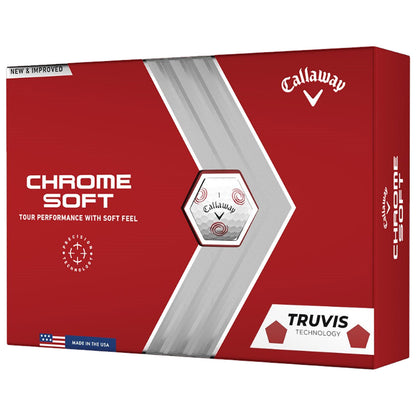 Callaway Chrome Soft Truvis Odyssey Swirl Golf Balls