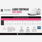 FootJoy Ladies Footwear Size Guide