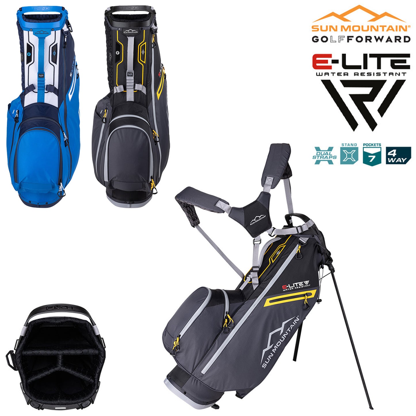 2025 Sun Mountain E-LITE 4-Way Stand Bag 25ELITES