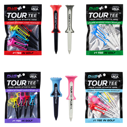 Tour Tee Plus Launch Range - Premium Golf Tees