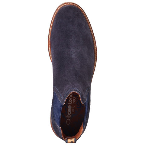 Base London Mens Portland Suede Chelsea Boots