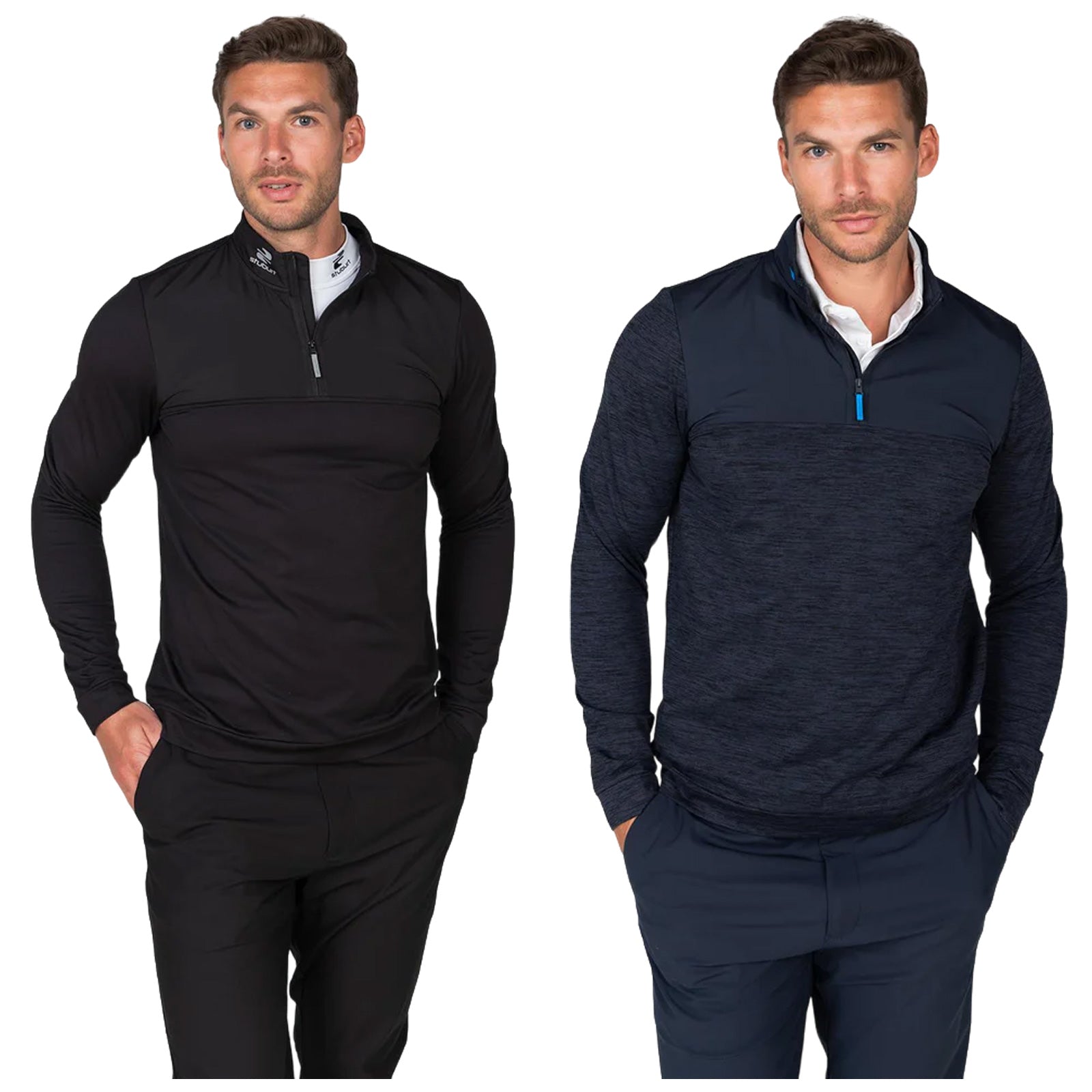 Stuburt Mens Jackdaw Half Zip Mid-Layer