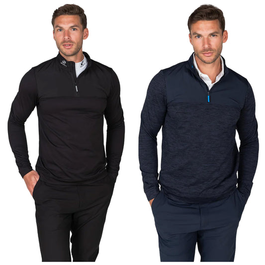 Stuburt Mens Jackdaw Half Zip Mid-Layer