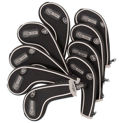 Pro-Tekt Zipped Iron Set Magnetic Headcovers (9 Piece)