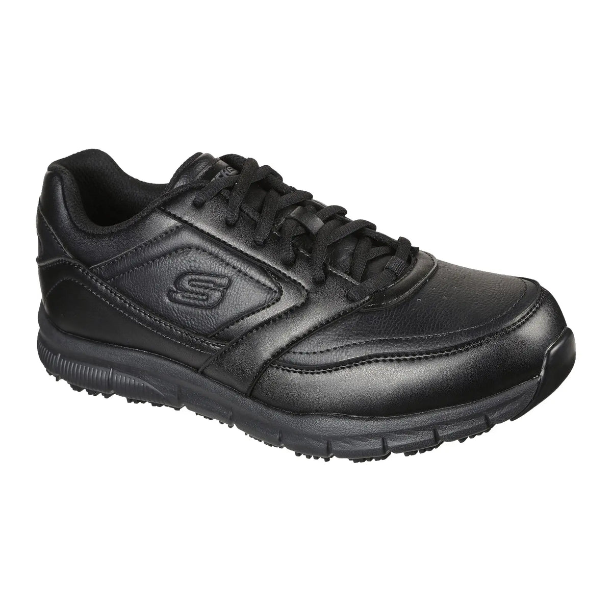 Skechers Mens Nampa Work Shoes - 6 UK / Black
