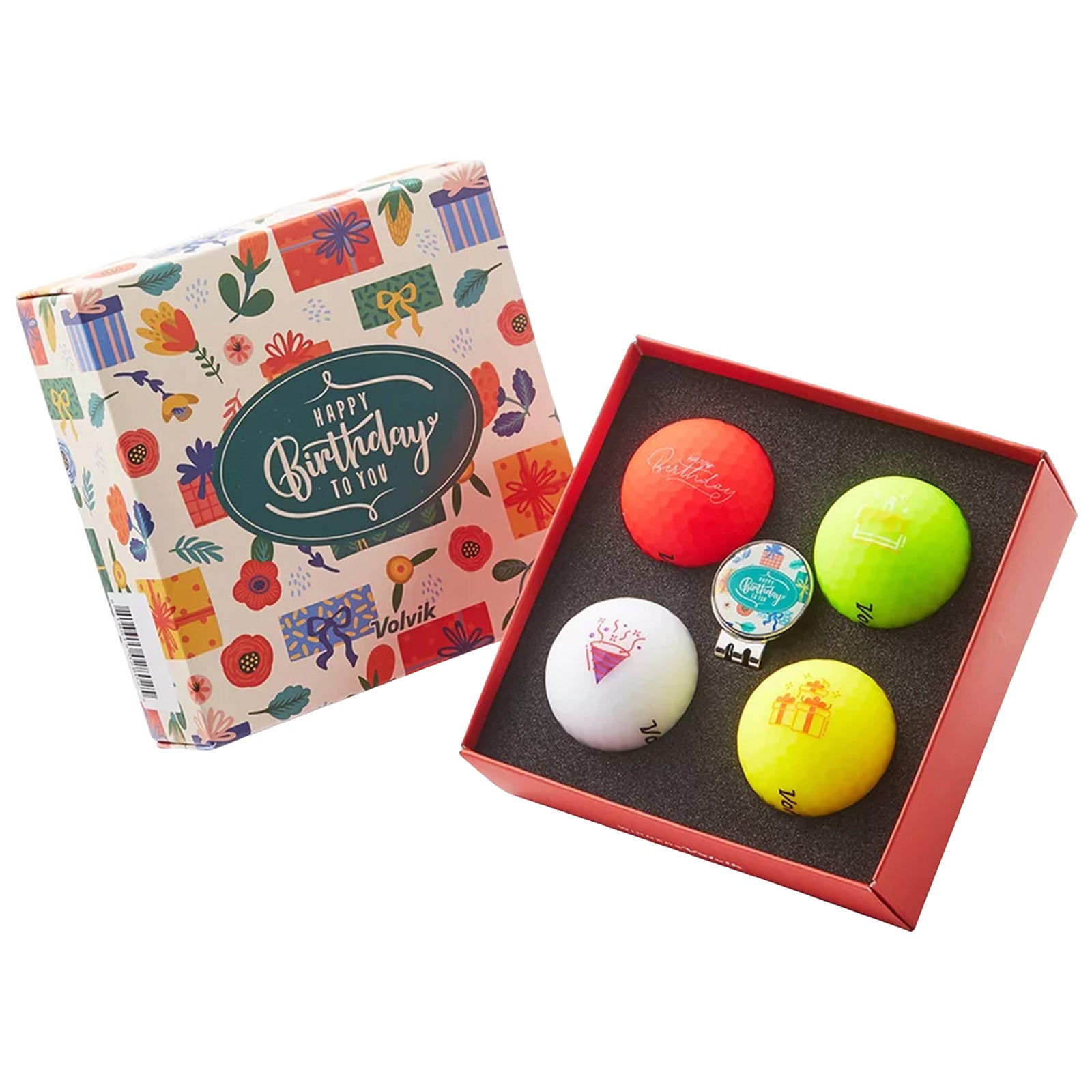 Volvik Vivid Golf Balls Special Edition Birthday Pack