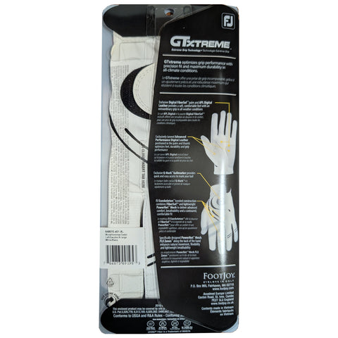 FootJoy Mens GT Xtreme Cadet LEFT Hand Glove XL