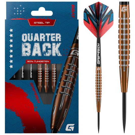 GOAT Quarterback V1 Steel Tip 90% Tungsten Darts Set