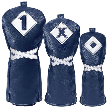Izzo Golf Premium Headcovers - Navy