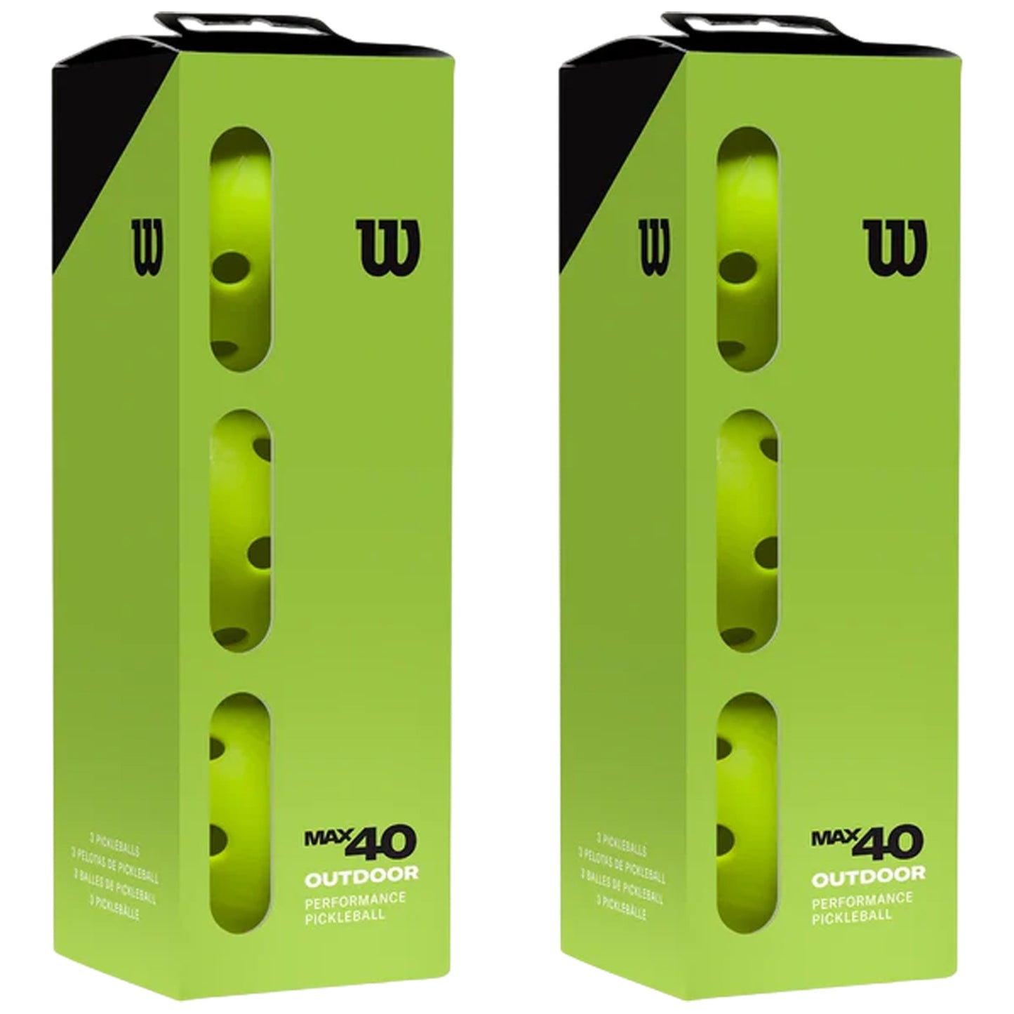Wilson Max 40 Outdoor Pickleball Balls