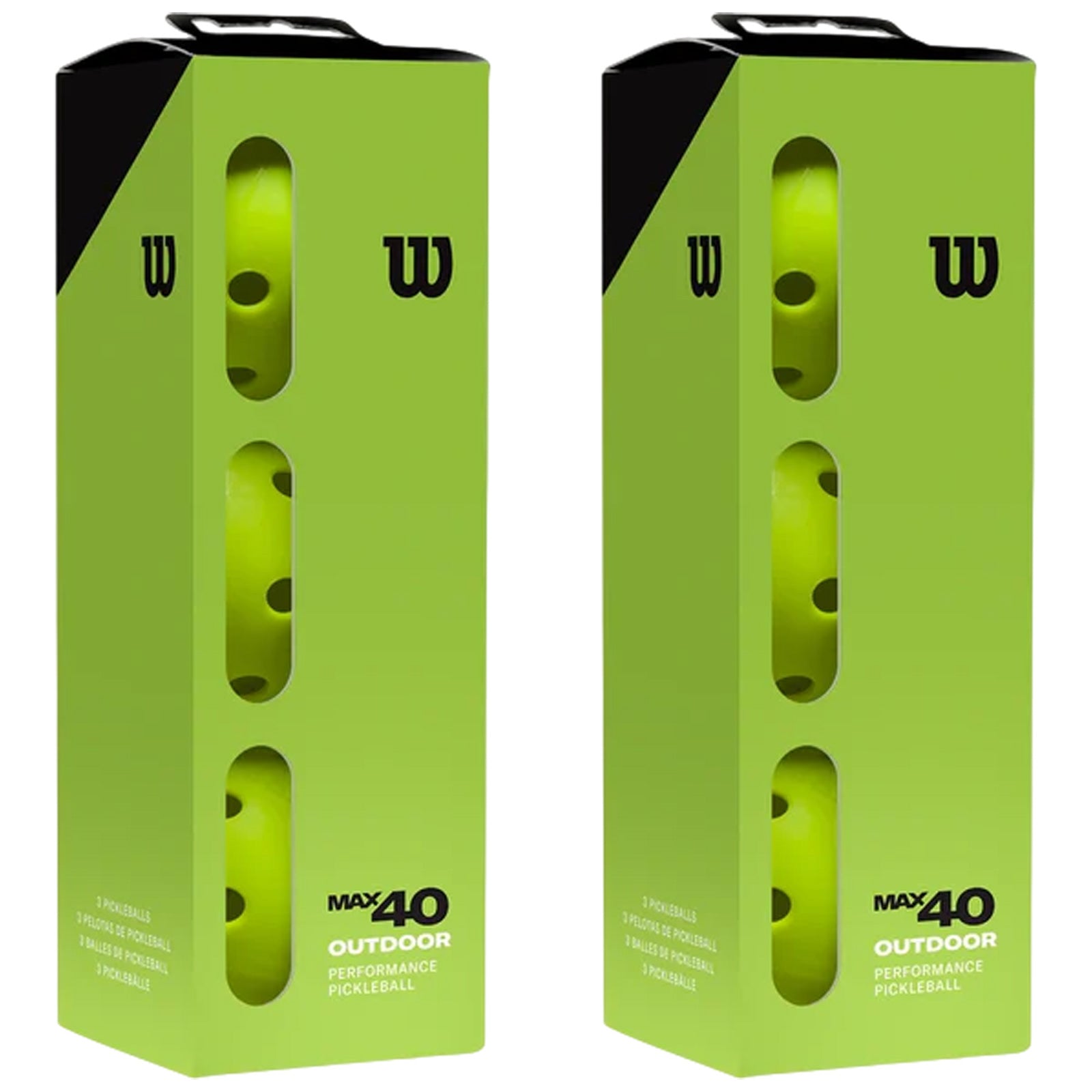 Wilson Max 40 Outdoor Pickleball Balls