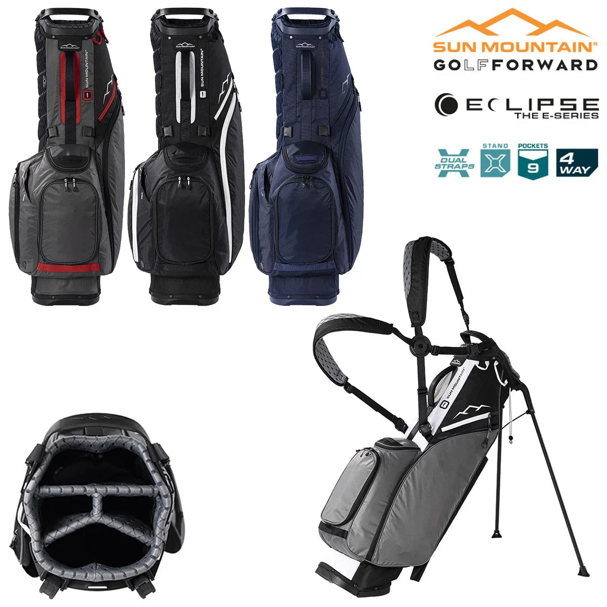 Sun Mountain Eclipse 2.5 Lite Golf Stand Bag