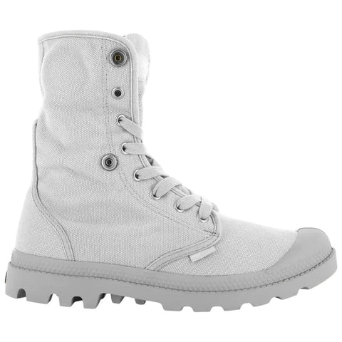 Palladium Women's Baggy Combat Boots - Canvas Vegan High-Top Boots For Casual Wear, Hiking & Street Style