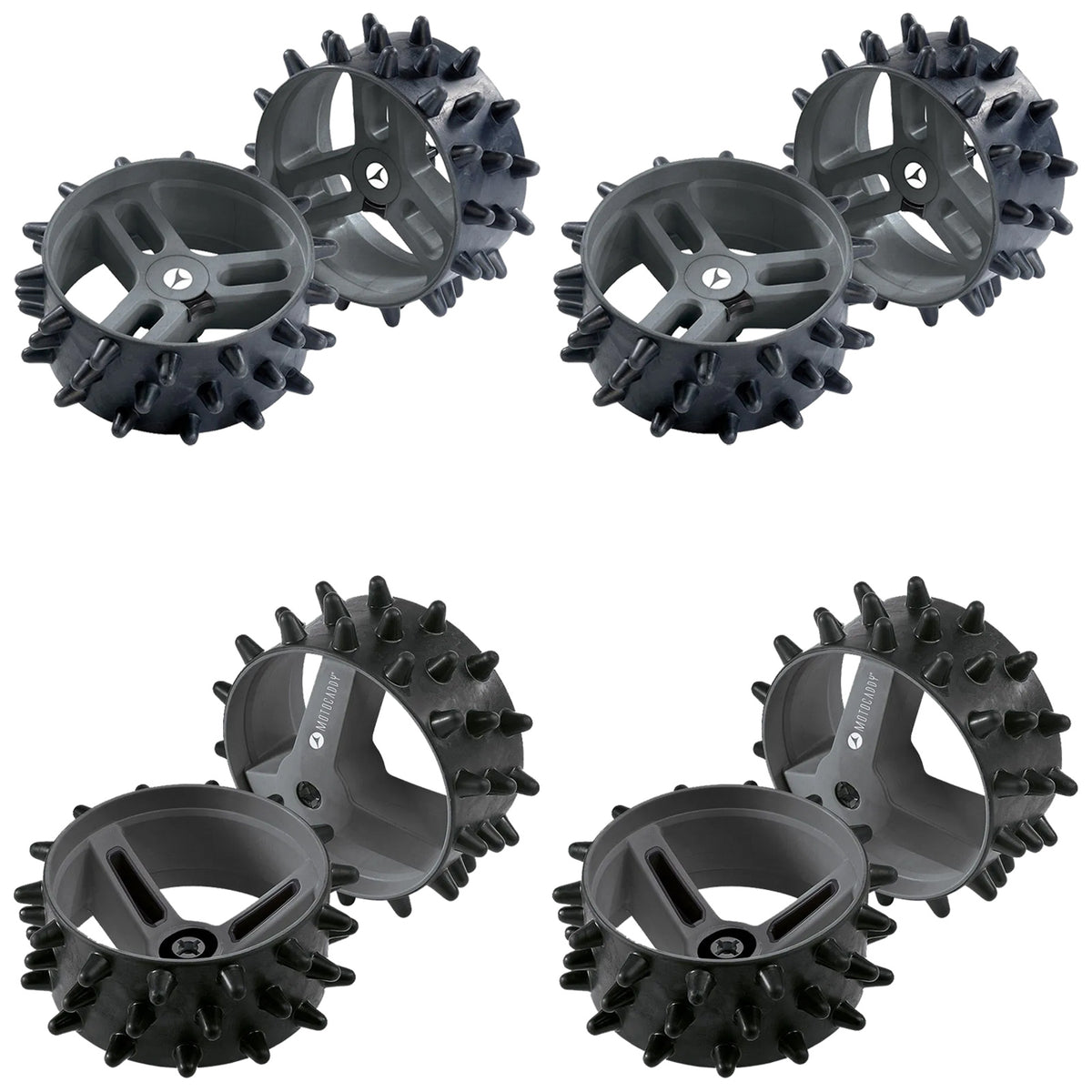 Motocaddy Electric Golf Trolley Rear Winter Hedgehog Wheels (1 Pair)
