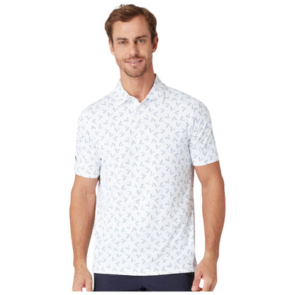Callaway Mens Chev Print Polo Shirt