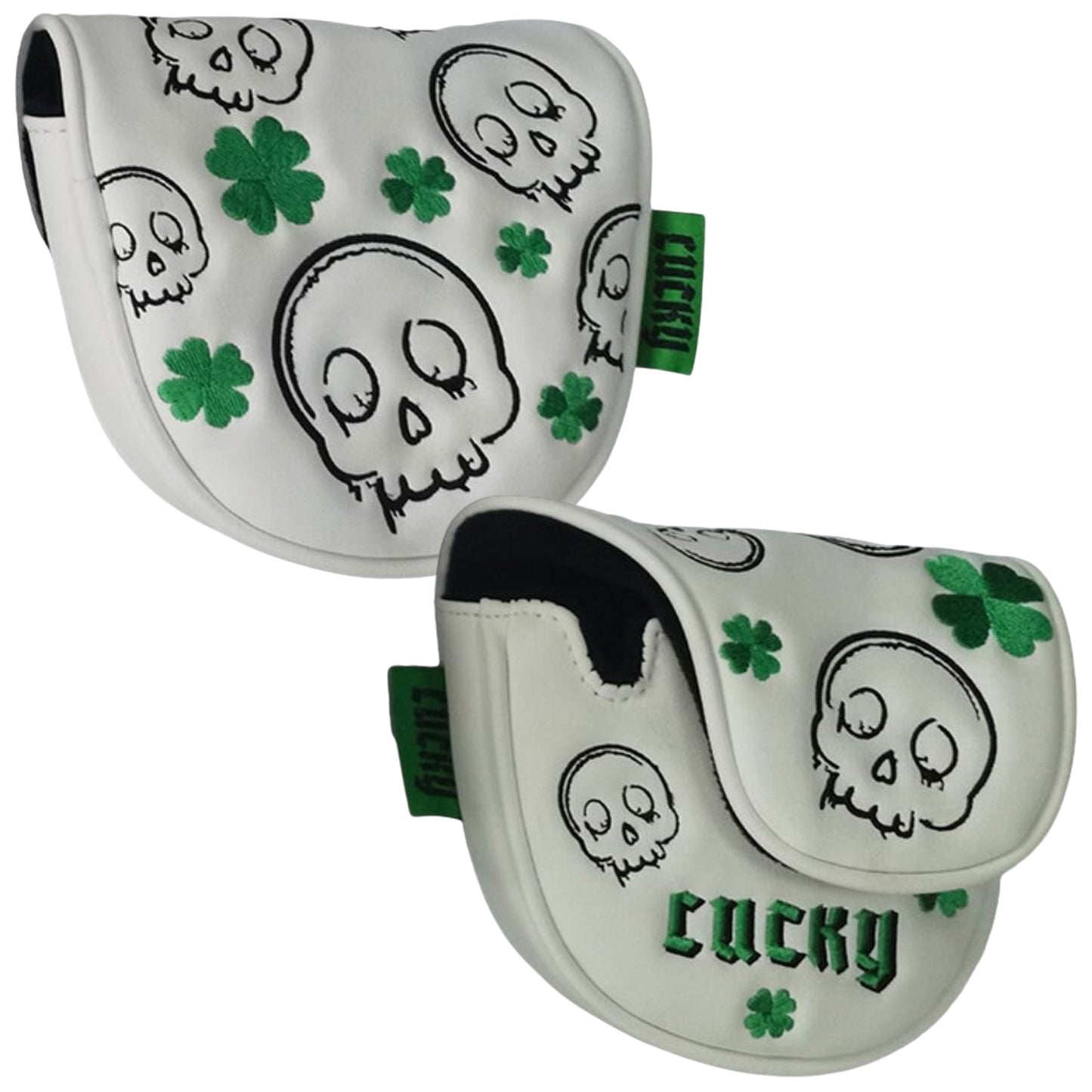 Legend Lucky Skull Headcovers - White