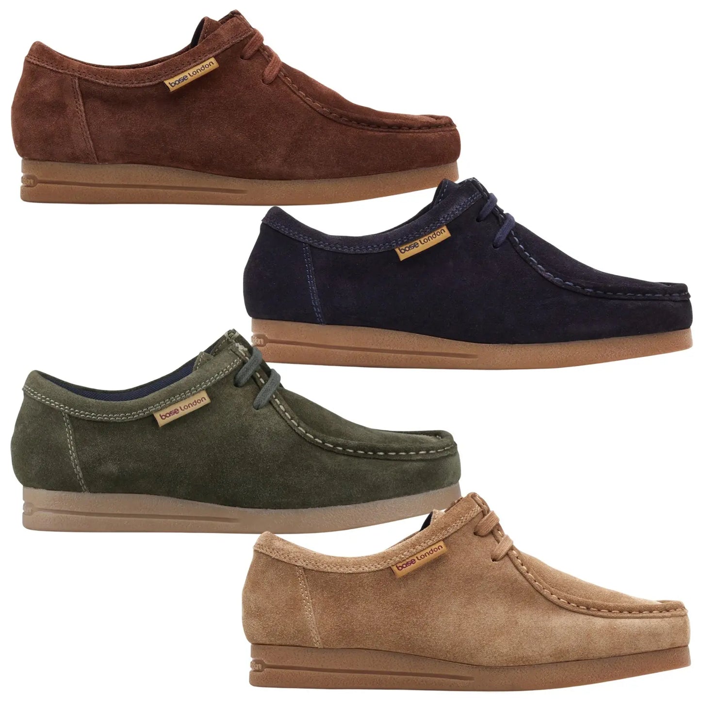 Base London Mens Koko Suede Wallaby Shoes AN01