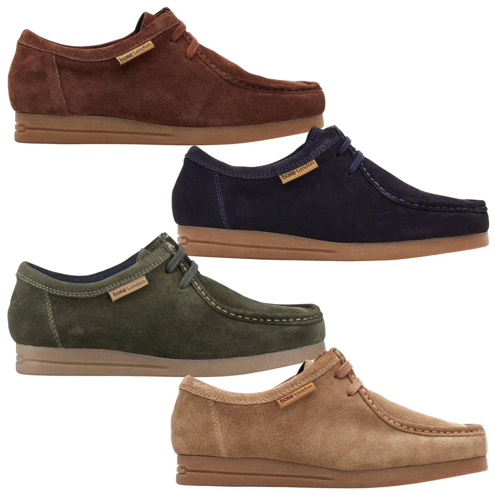 Base London Mens Koko Suede Wallaby Shoes AN01