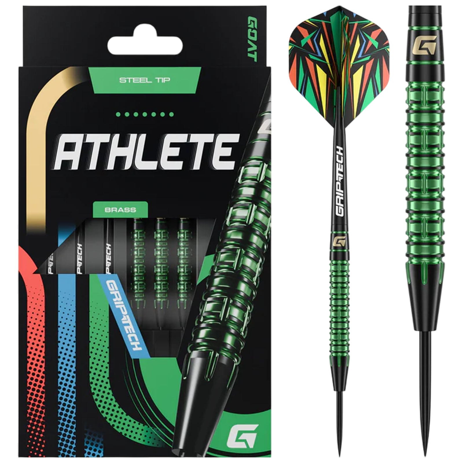 GOAT Athlete Steel Tip Brass Darts Set
