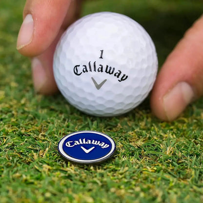 Callaway Dual-Mark 2-in-1 Magnetic Poker Chip Golf Ball Markers