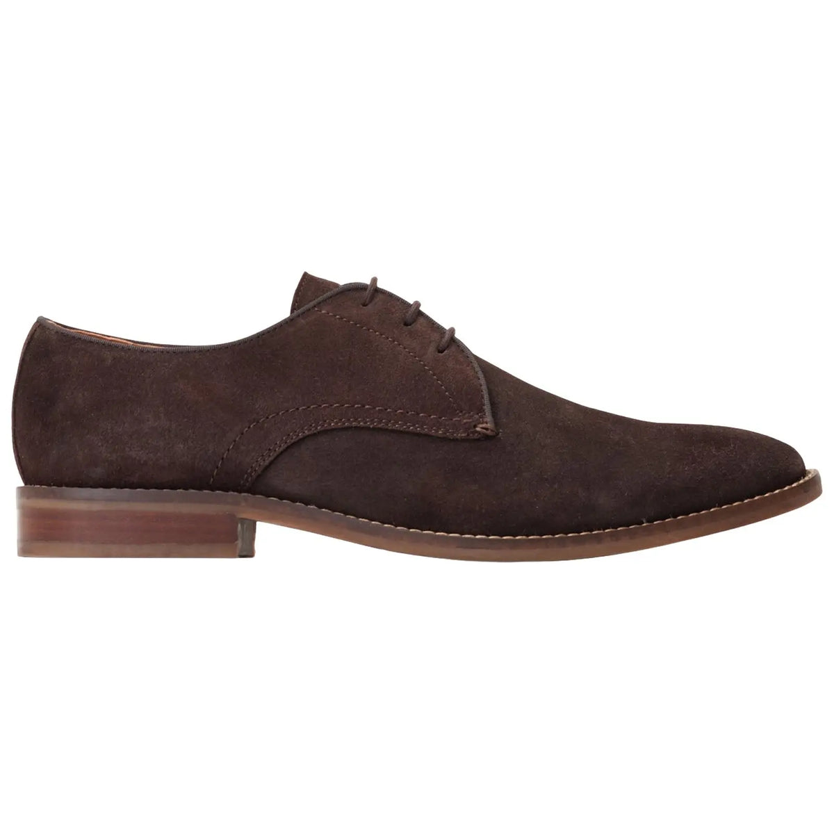 Base London Mens Bronte Suede Derby Shoes