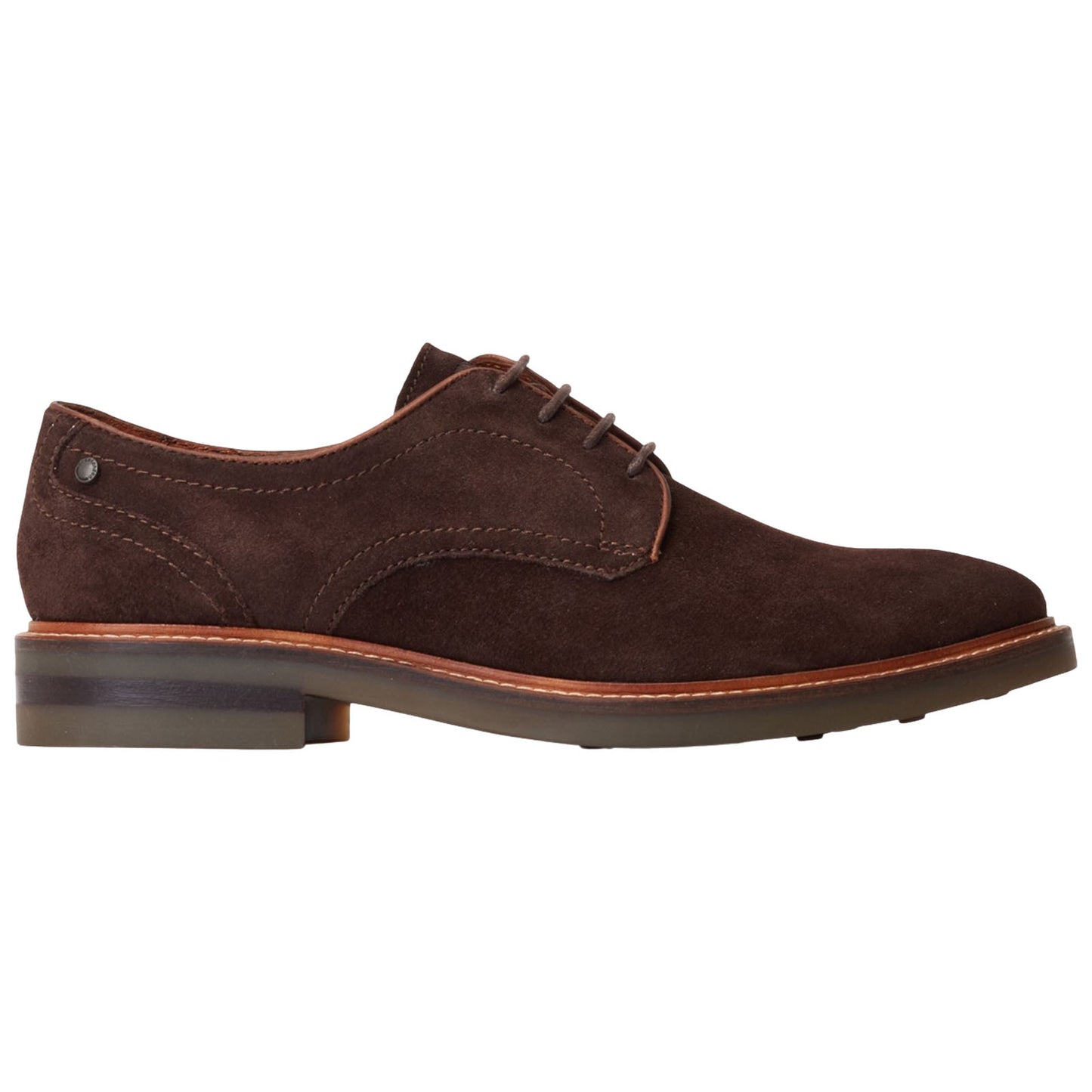 Base London Mens Mawley Suede Derby Shoes