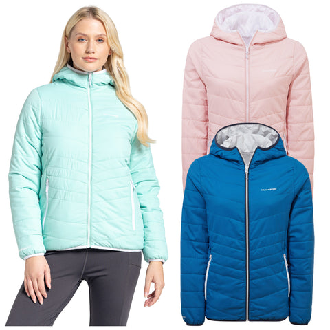 Craghoppers Ladies Compresslite VI Reversible Hooded Jacket - 10 UK