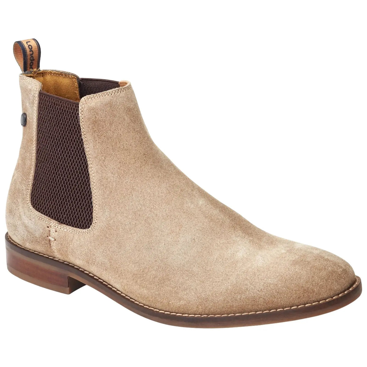 Base London Mens Virgil Suede Chelsea Boots – More Sports display picture 1
