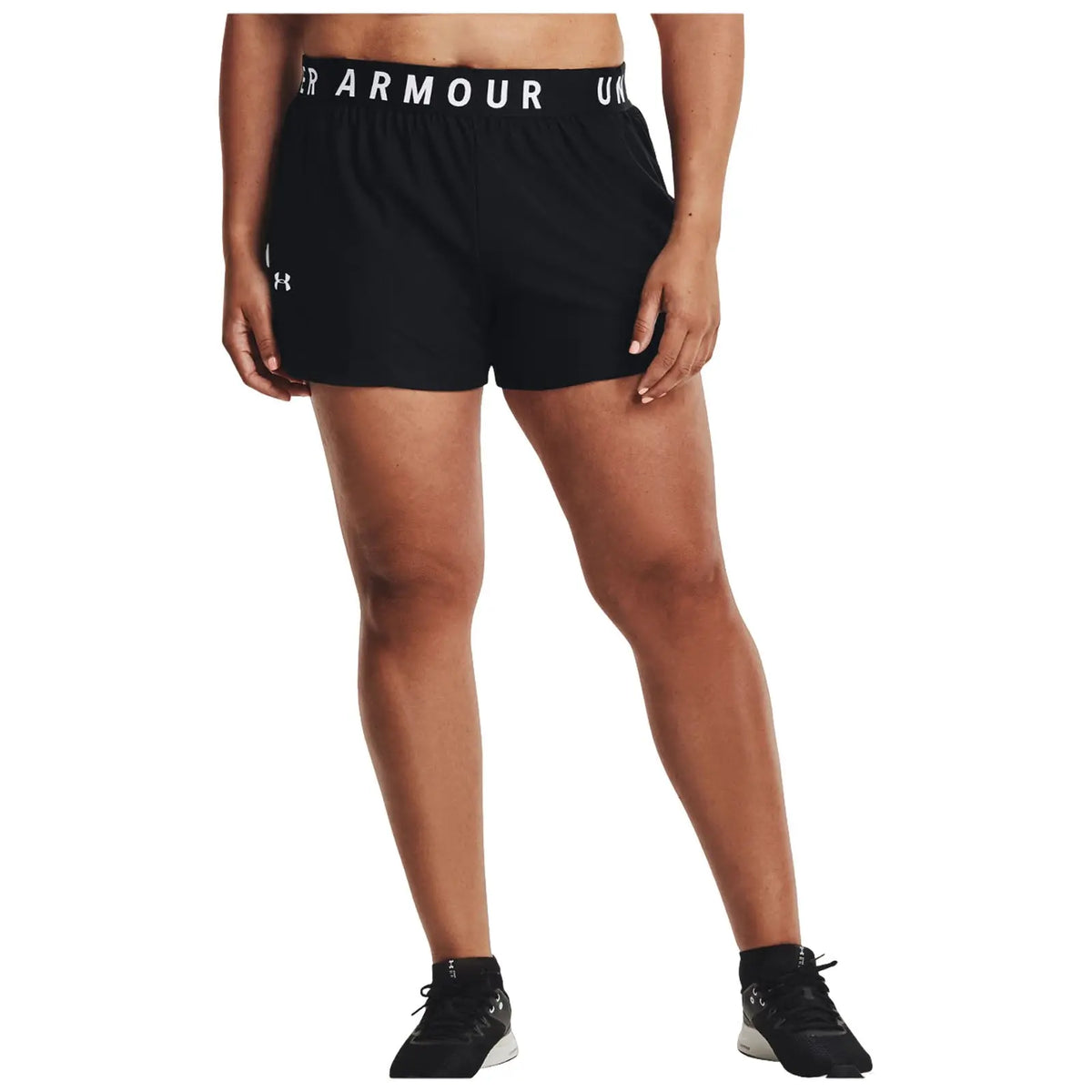 Under Armour Ladies Plus Size Play Up 3.0 Shorts - 1X / Black