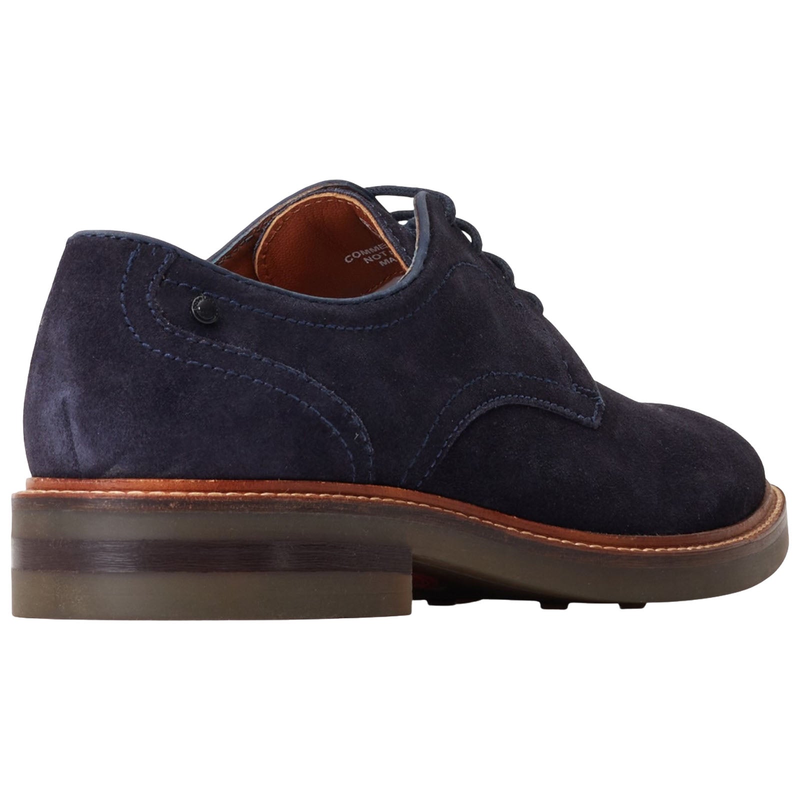 Base London Mens Mawley Suede Derby Shoes