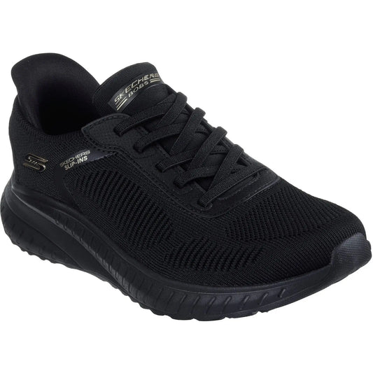Skechers Ladies Slip-ins BOBS Sport Squad Chaos Trainers 117497 Wide