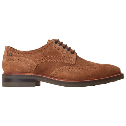 Base London Mens Hatfield Suede Brogue Shoes