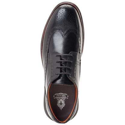 Base London Mens Flight Softy Brogue Shoes