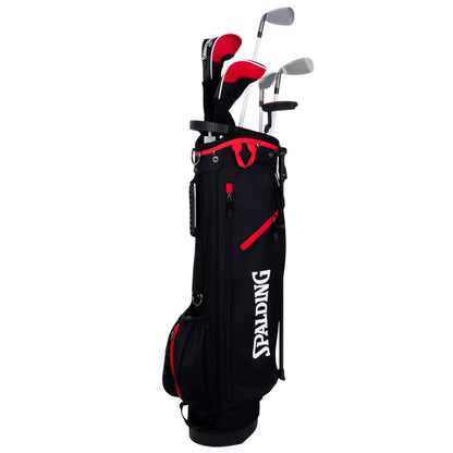 Left Handed Spalding Mens Executive Half Package Set with Stand Bag