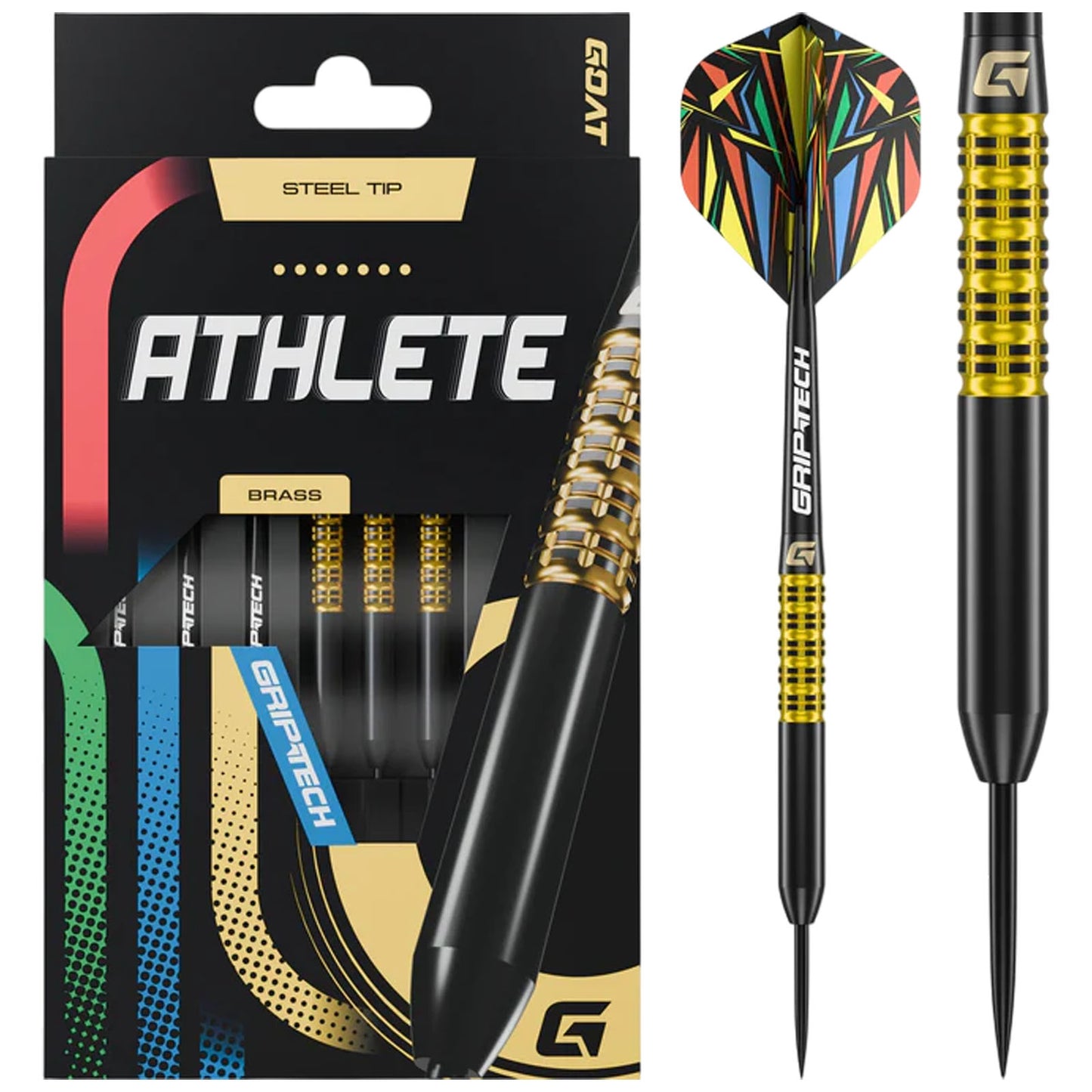 GOAT Athlete Steel Tip Brass Darts Set