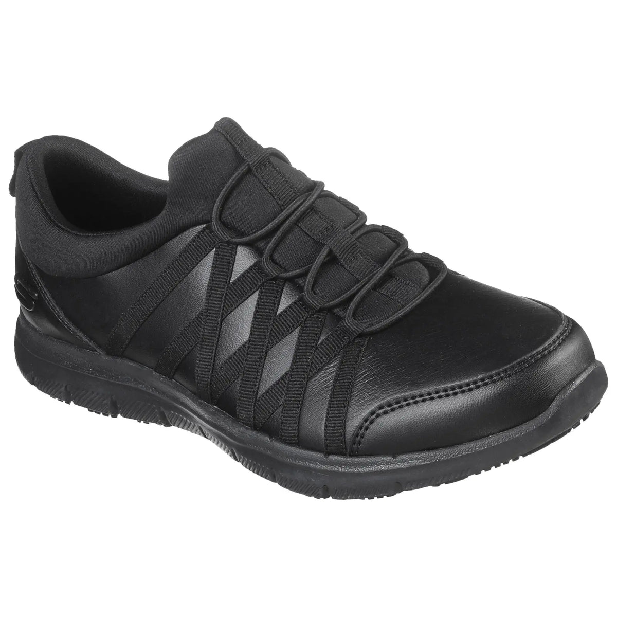 Skechers Ladies Ghenter Dagsby Work Shoes - 4 UK - 4 UK / Black