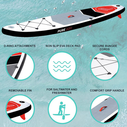 Pure4Fun Inflatable Stand-Up Paddle SUP Board Sets