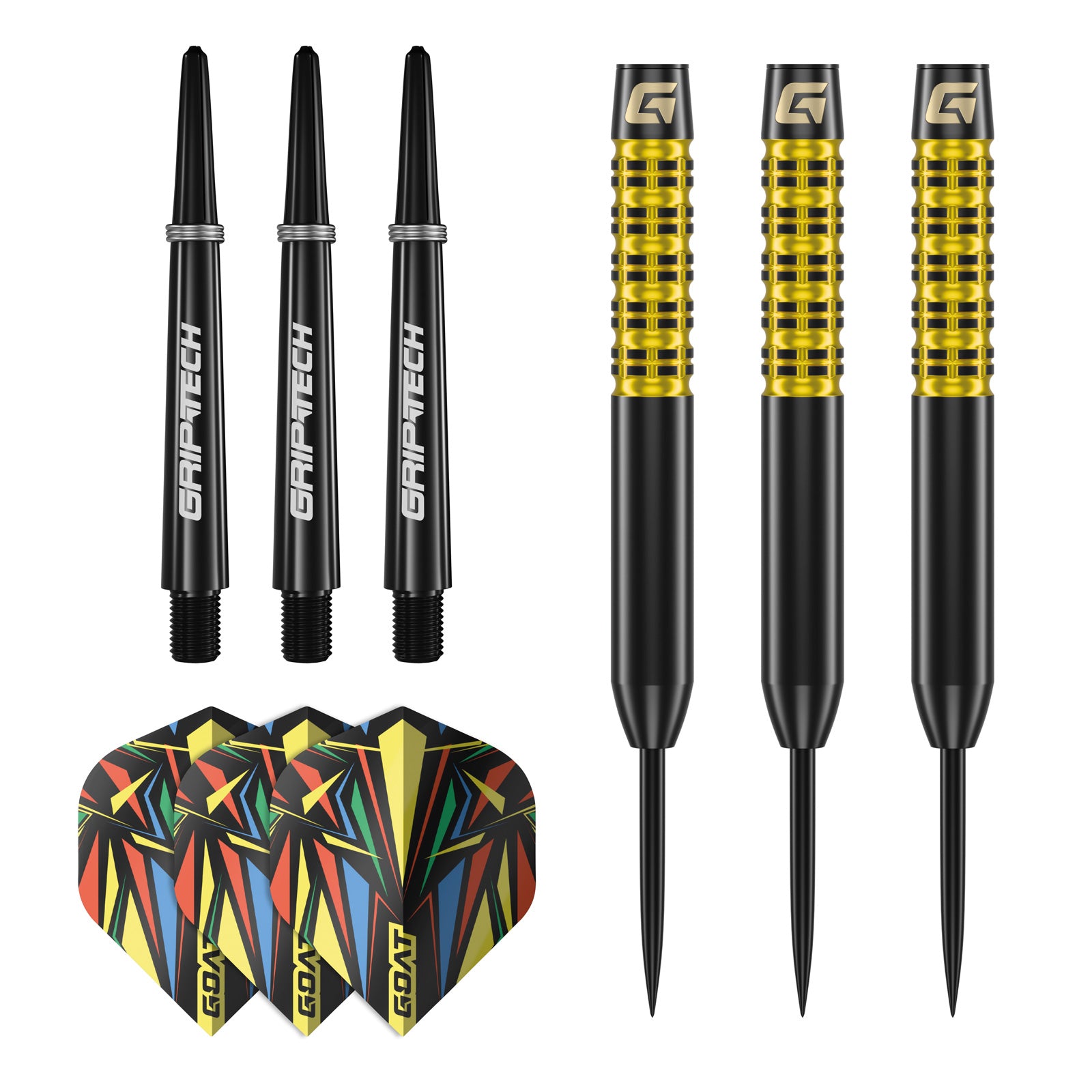 GOAT Athlete Steel Tip Brass Darts Set