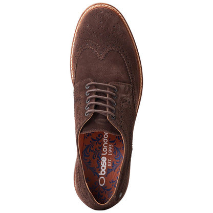 Base London Mens Hatfield Suede Brogue Shoes