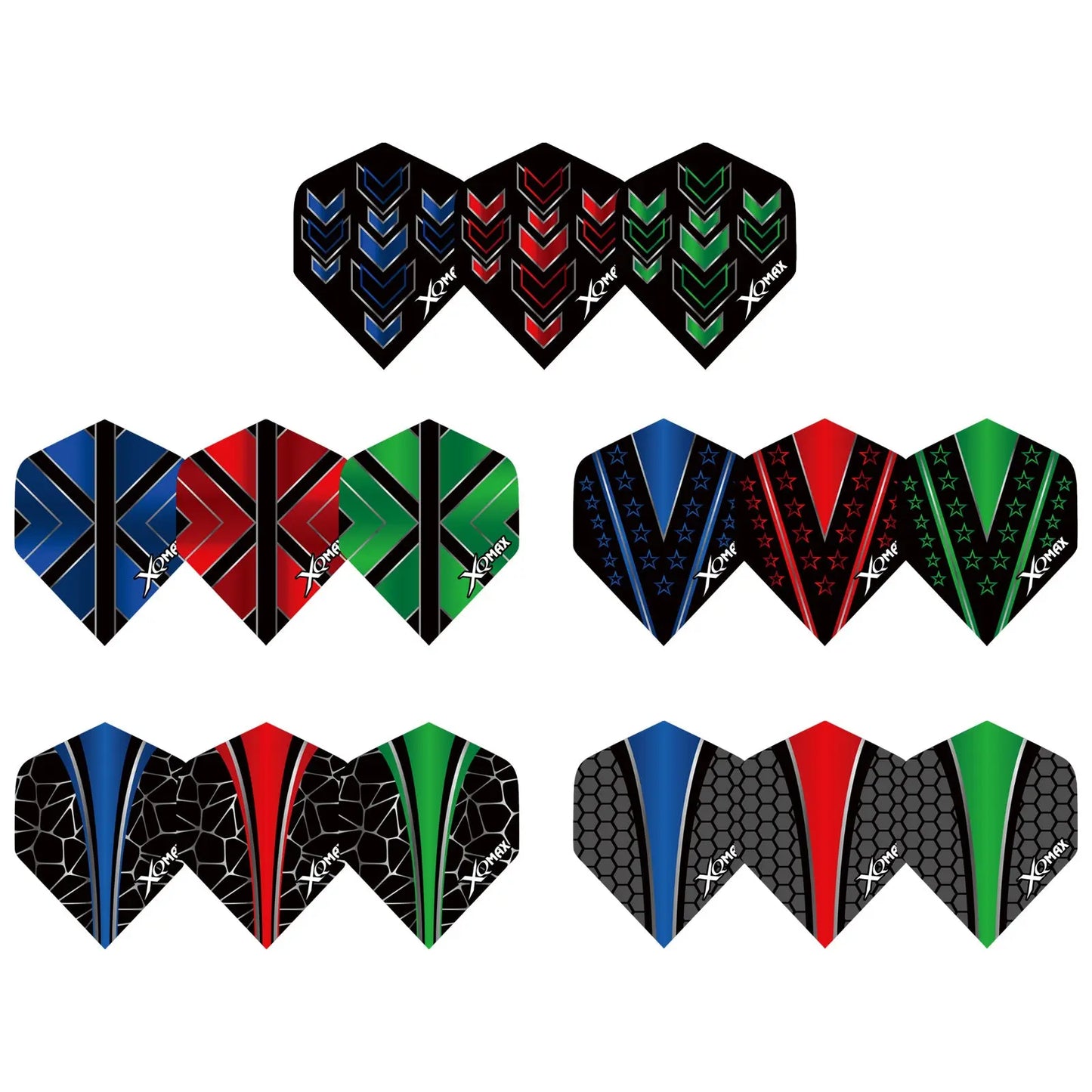 XQ Max Dart Flights - 5 Pack