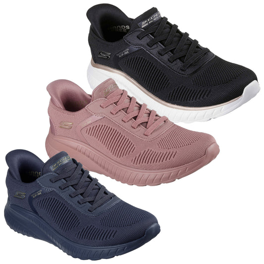 Skechers Ladies Slip-ins BOBS Sport Squad Chaos Trainers
