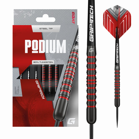 GOAT Podium Steel Tip 80% Tungsten Darts Set