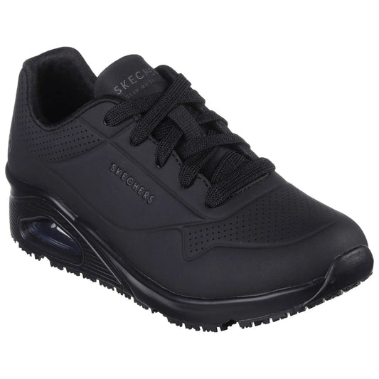 Skechers Ladies Uno SR Work Trainers 108021EC Black