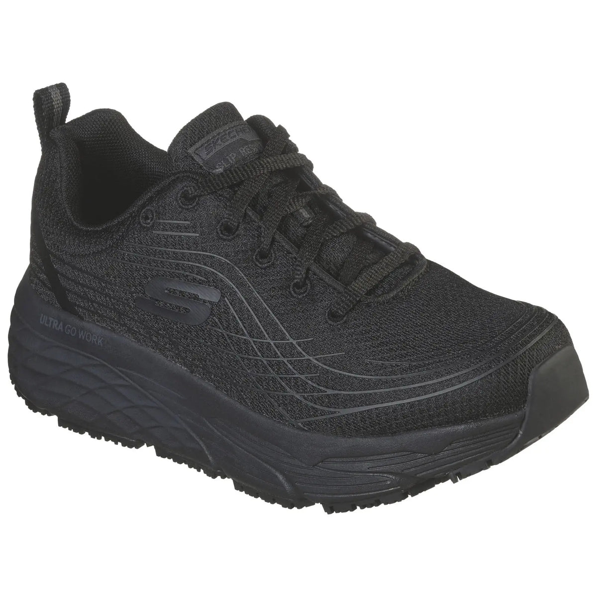 Skechers Ladies Max Cushioning Elite Trainers - 8 UK - 8 UK / Black